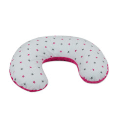 "c" shape pregnancy pillow, minky fabric + cotton